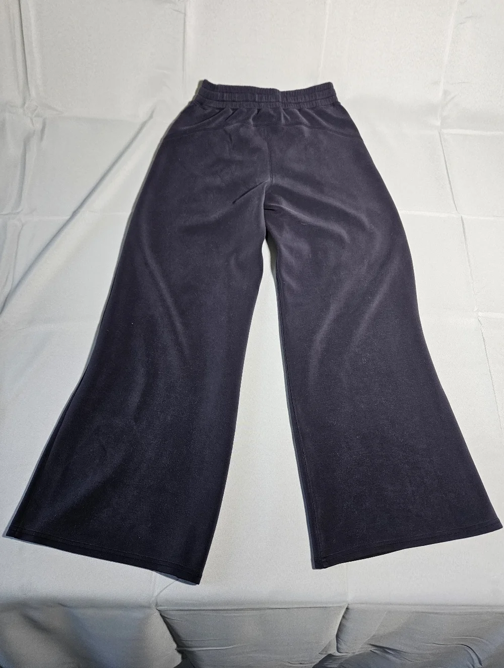 Spanx AirEssentials Wide Leg Pants Navy Lounge Trousers Travel Size Small - Picture 4 of 6